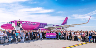 Wizz Air празнува 200 милиона превозени пътници в навечерието на своята 15-а годишнина