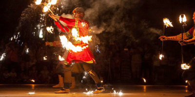 Историческият музей подари огнено шоу за децата на Ямбол