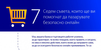 Седем съвета на Visa за безопасно пазаруване онлайн