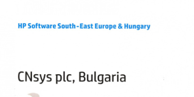 СИЕНСИС АД с приз за партньор на годината на HP Enterprise Software за регион Югоизточна Европа.