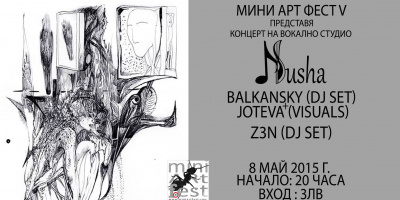 NUSHA, BALKANSKY, JOTEVA, Z3N на Mini Art Fest Fo