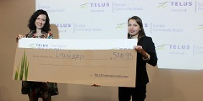 Фондация „Сийдър” е сред избраните 20   организации, които ще получат финансиране от TELUS International Europe