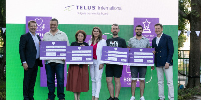 TELUS International Bulgaria отбеляза 10 години от старта на доброволческата инициатива TELUS Дни на подкрепа