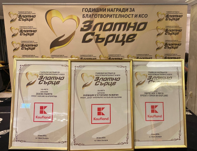 Kaufland с най-много награди „Златно сърце“ за поредна година
