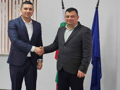 Кметът на Черноочене посрещна своя колега от Стамболово