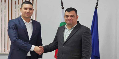 Кметът на Черноочене посрещна своя колега от Стамболово