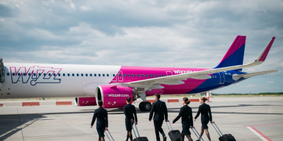 Wizz Air е изпълнила близо 15% повече полети от и до България през 2023 г.
