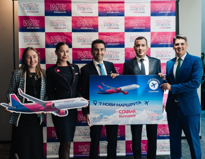 Wizz Air обяви значително разширяване в България с нов самолет и седем нови маршрута от София