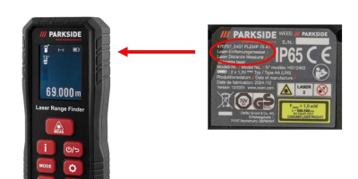 Производител изтегля от продажба „Parkside Лазерна ролетка”