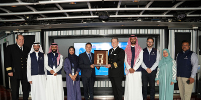 Cruise Saudi посреща Celestyal при първото ѝ посещение в Джеда с традиционна церемония по размяна на плакети