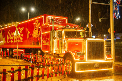 Lidl посреща Коледния камион на Кока-Кола във Варна