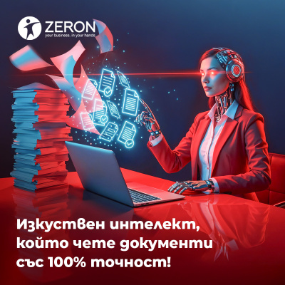 До 99% точност: Zeron ERP внедри AI за автоматично разчитане на документи