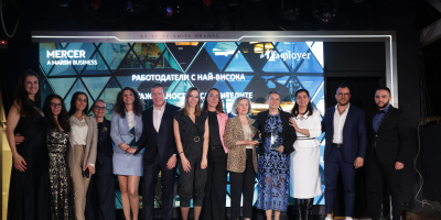 Три компании в България бяха отличени със световно признатия сертификат „Mercer N1 Employers“ за 2025 г.