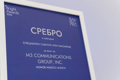 Сребърна награда за HONOR: Екстремната премиера на Magic8 серията бе отличена сред топ събитията на годината