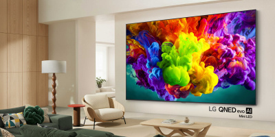 LG Electronics представя серията телевизори QNED evo Mini LED 2026, начело с ултраголям 115-инчов модел