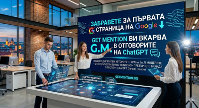 Забравете за първата страница на Google: GET MENTION ви вкарва в отговорите на ChatGPT