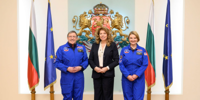 Президентът Илияна Йотова прие Максим и Венета Бехар след космическата им подготовка в САЩ