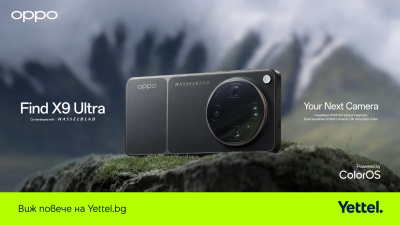 Yettel представя OPPO Find X9 Ultra 5G – смартфонът, който иска да замени фотоапарата