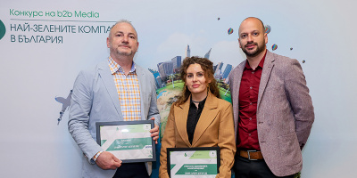 Sofia Airport Center получи два зелени Оскара на ESG наградите на b2b Media