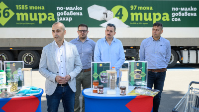 66 тира по-малко добавена захар и 4 тира по-малко сол в продуктите собствена марка на Lidl