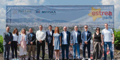Park Lane Developments, Mitiska REIM и EBRD направиха първа копка на търговски парк Estrea  в кв. „Надежда“