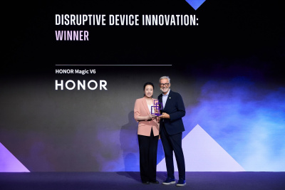 Двоен триумф за HONOR Magic V6 на MWC Шанхай 2026 с награди за най-добър смартфон и пробивна иновация