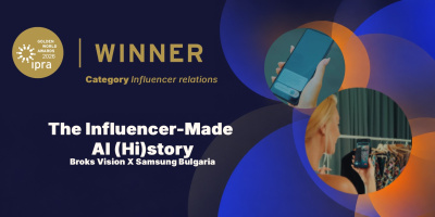 Broks Vision е българската агенция, победител в IPRA Golden World Awards – един от най-престижните конкурси за PR в света