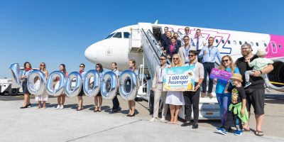 Wizz Air и Летище Бургас посрещнаха милионния пътник на Летище Бургас за 2026 г.