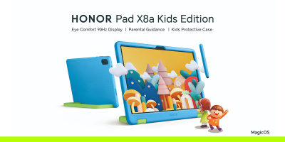 Yettel започва продажбите на HONOR Pad X8a Kids – таблет, създаден за деца, в комплект със слушалки Philips