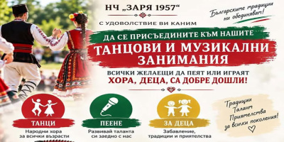 Нови занимания предлагат в НЧ „Заря 1957“ в Минерални бани